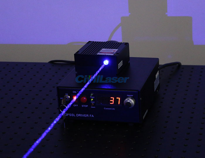high power blue laser
